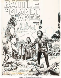 Ernie Chan Planet of the Apes art