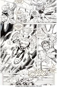 Uncanny X-Men 277 Page 8 for Jim Lee Hand Doing Well