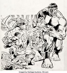 Rich Buckler art for Hulk At Bay PR11