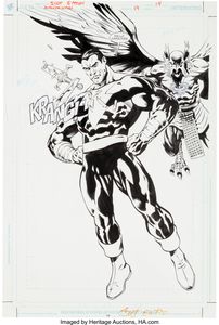 Hawkman 19 by Scott Eaton