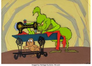 How the Grinch Stole Christmas Production Cel On Memory Lane blog by Patrick Bain