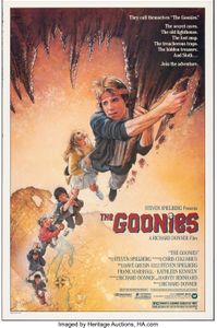 Goonies 1985 Film Poster by Drew Struzan imaged by Heritage Auctions, HA.com