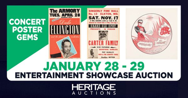 Concert Poster Gems from Heritage's... Post Image