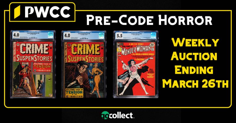 GoCollect Blog: Pre-Code Horror: PWCC Weekly Auction Ending March 26th