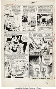X-Men 1 Page 12 1st Appearance of Magneto by Jack Kirby original art