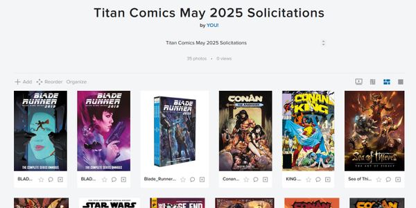Titan Comics May 2025 Solicitations Post Image