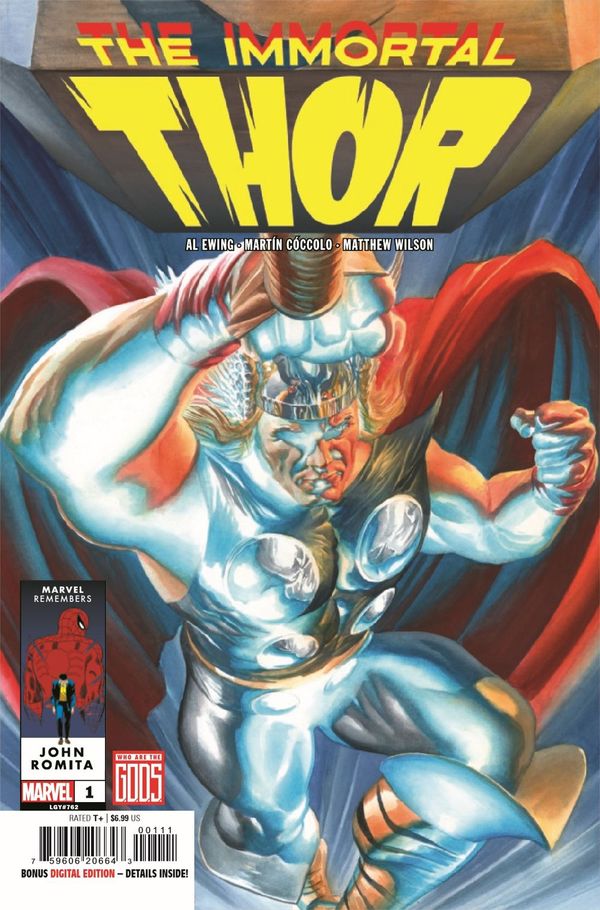 ComicList Previews - THE IMMORTAL... Post Image
