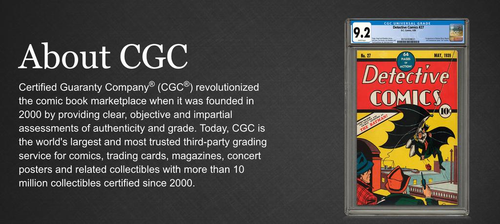 CGC Comic Book Ratings
