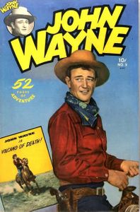 John Wayne 5 in Cowboy Actors Immortalized in Comics by Patrick Bain