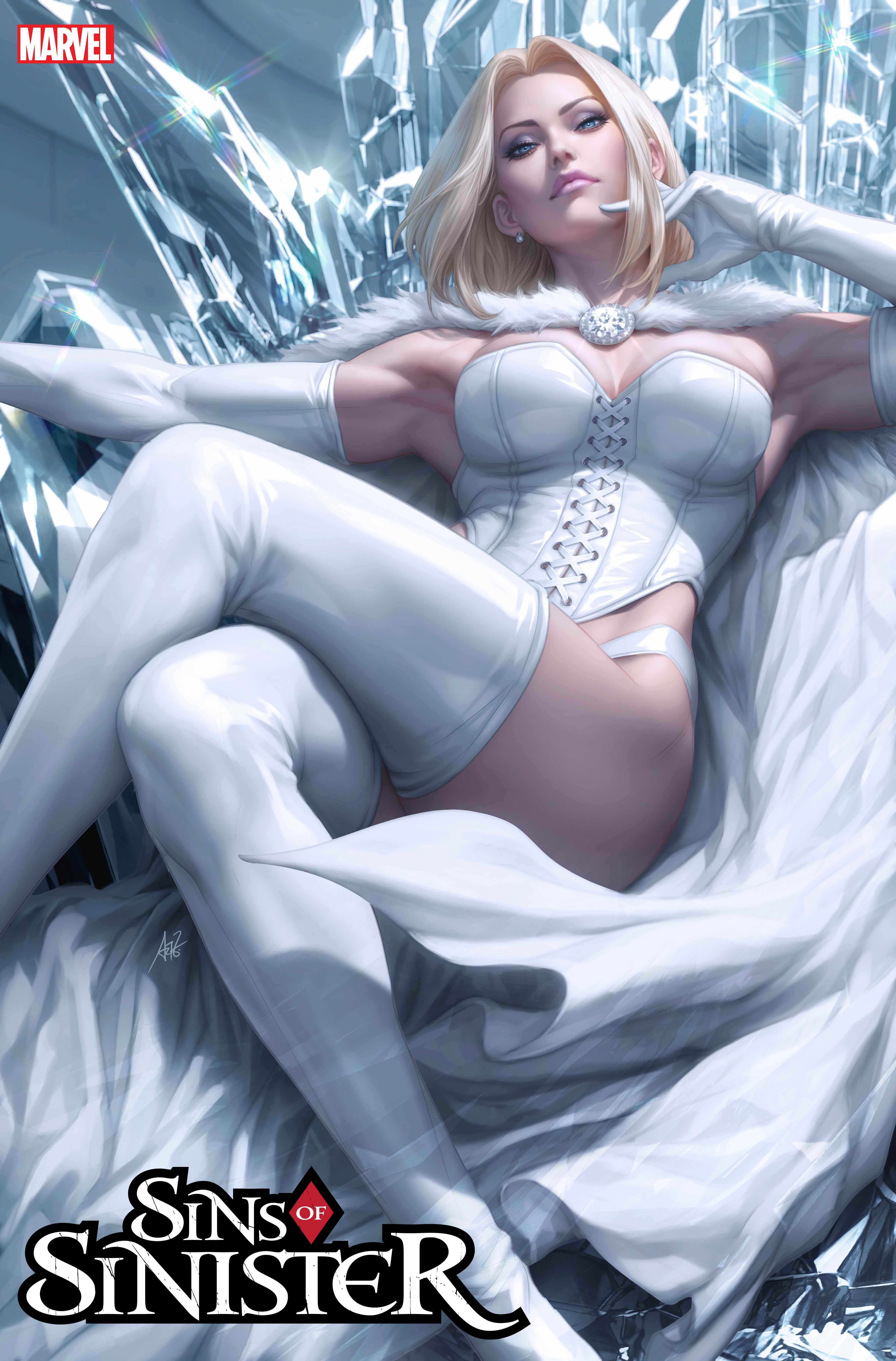 Gocollect Blog Emma Frost Is Featured On Artgerms Sins Of Sinister 1 Cover Emma Frost Is