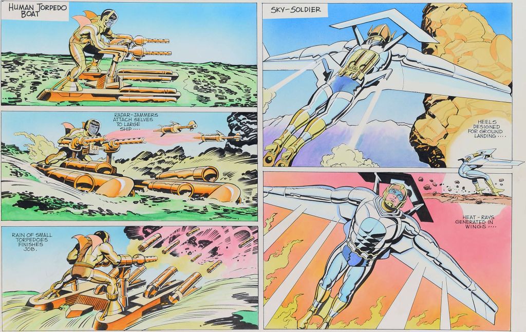 Jack Kirby Ruby-Spears Concept Art