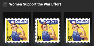 USPS Women Support the War Effort, VeVe Digital Asset