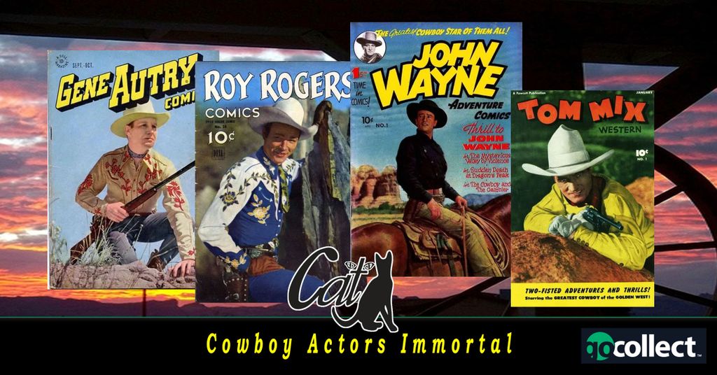 Cowboy Actors Immortalized in Comics by Patrick Bain