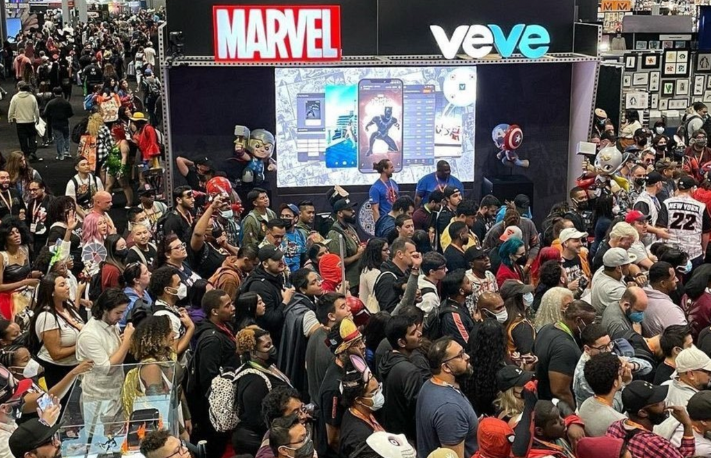 The VeVe / Marvel Booth @ San Diego Comic-Con 2022