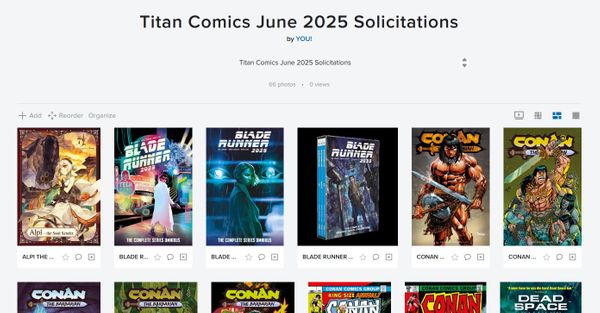 Titan Comics June 2025 Solicitations Post Image