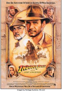 Indiana Jones and the Last Crusade by Drew Struzan imaged by Heritage Auctions, HA.com