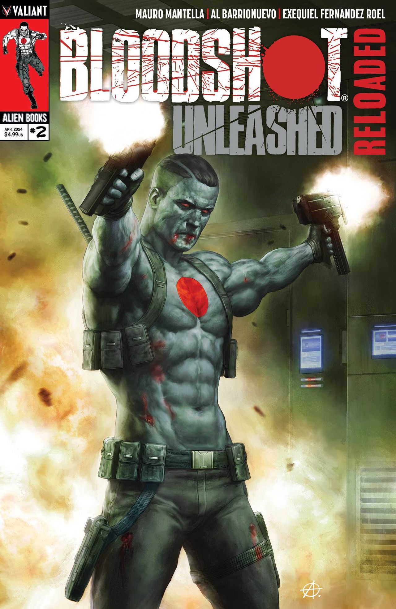 Bloodshot Unleashed Reloaded #2 (Of 4)(Cover A Agustin Alessio)