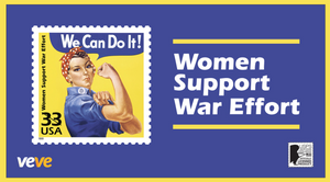 Women Support War Effort Stamp on VeVe