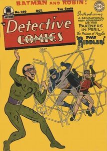 Detective Comics 140 1st Appearance of Riddler and possible 1st death trap cover