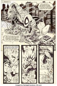 Todd McFarlane Spider-Man art sold for $120,000