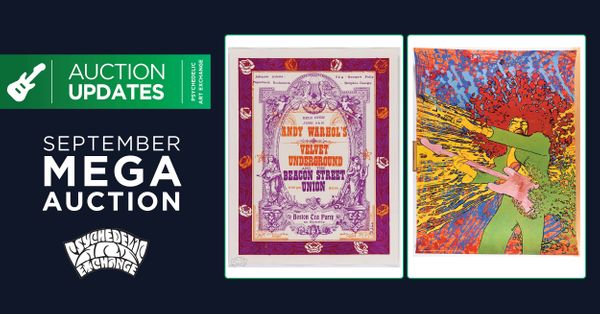Concert Poster Auctions 9/21: Sep.... Post Image