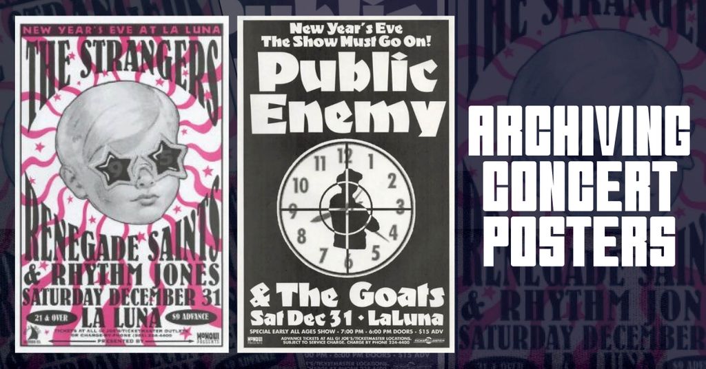 Archiving Concert Posters