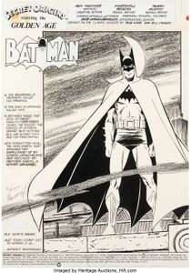 Secret Origins 6 Dark Knight by artist Marshall Rogers