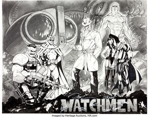 Jim Lee and others contribute to this Watchmen jam