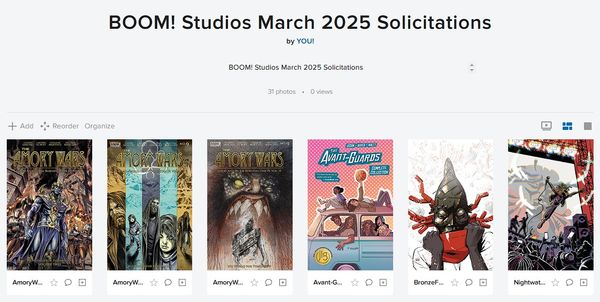 BOOM! Studios March 2025 Solicitations Post Image