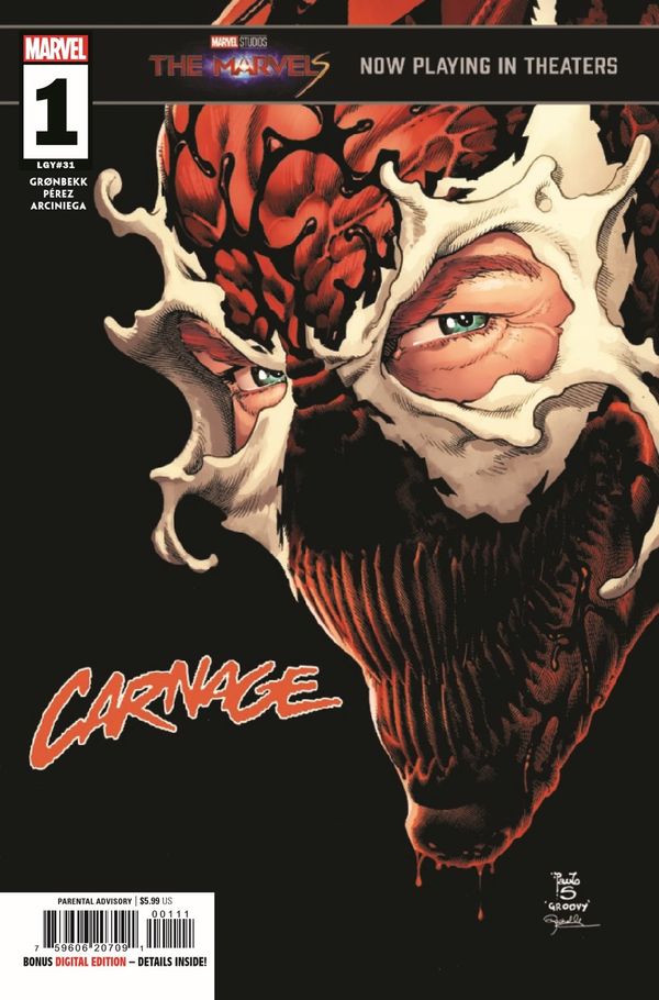 ComicList Previews - CARNAGE #1 Post Image