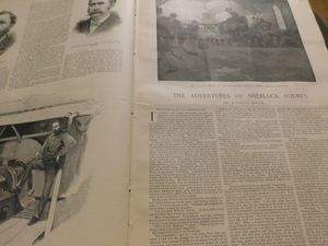 First American Printing of Sherlock Holmes in Harpers Weekly Bound Volume
