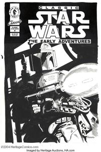 Unpublished Classic Star Wars art by Rick Hoberg