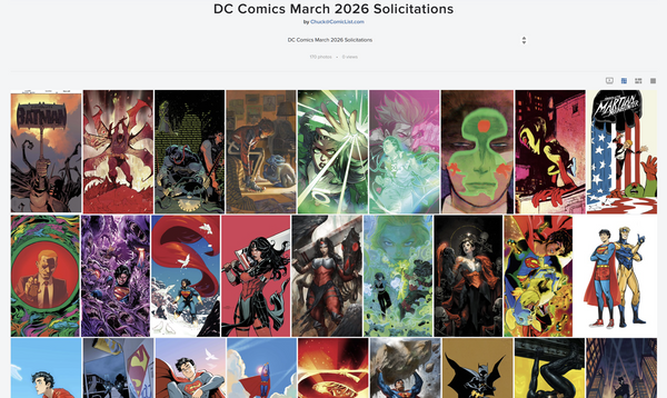 DC Comics March 2026 Solicitations Post Image