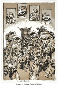TMNT 7 Page 13 from 1986 Sold for $18,000 in 2020