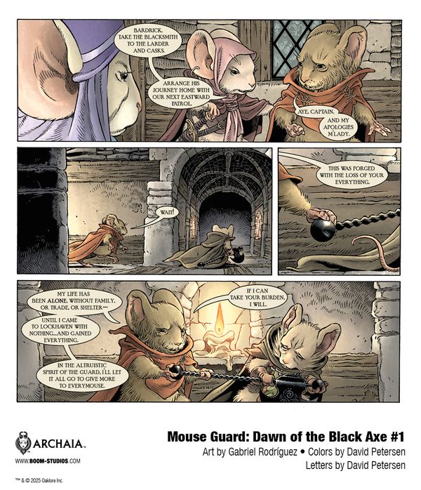 First Look at MOUSE GUARD:... Post Image