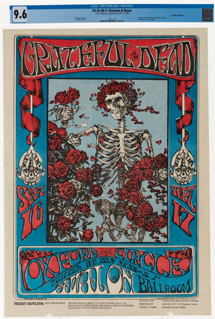 GoCollect Blog: Grateful Dead's Most Iconic Poster to be Offered on Rally  (grateful-deads-most-iconic-poster-to-be-offered-on-rally )