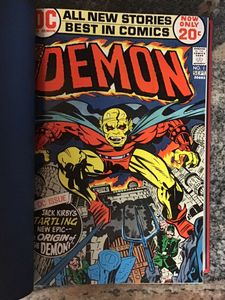 Jack Kirby's The Demon series for DC from the seventies