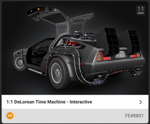 Delorean Ultra Rare Digital Asset on VeVe