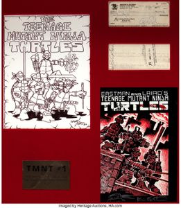 Artifacts from when Eastman and Laird Created TMNT