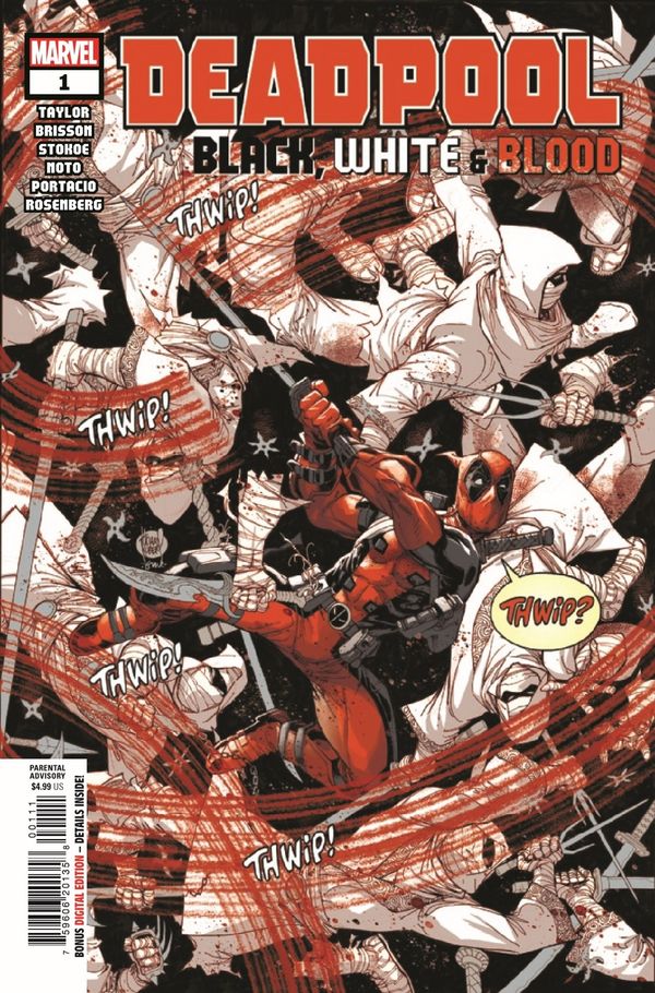 ComicList Previews: DEADPOOL BLACK WHITE... Post Image