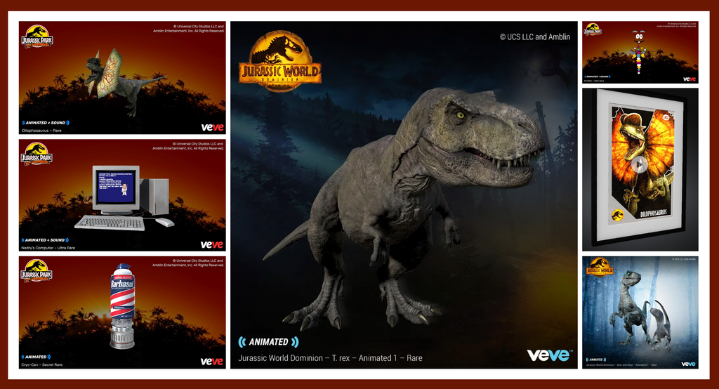 VeVe Jurassic Park Digital Collectibles