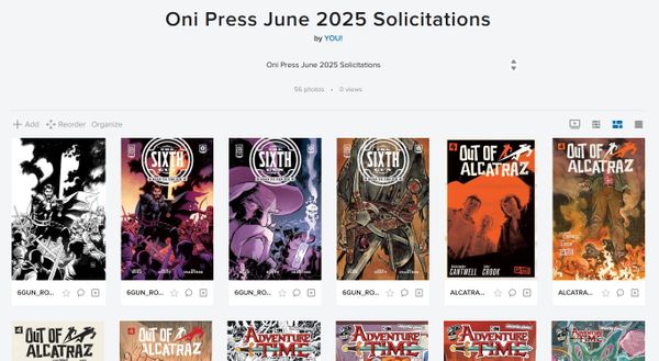 Oni Press June 2025 Solicitations Post Image