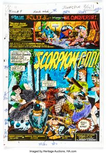 Kull the Conqueror Color Guides by Marie Severin